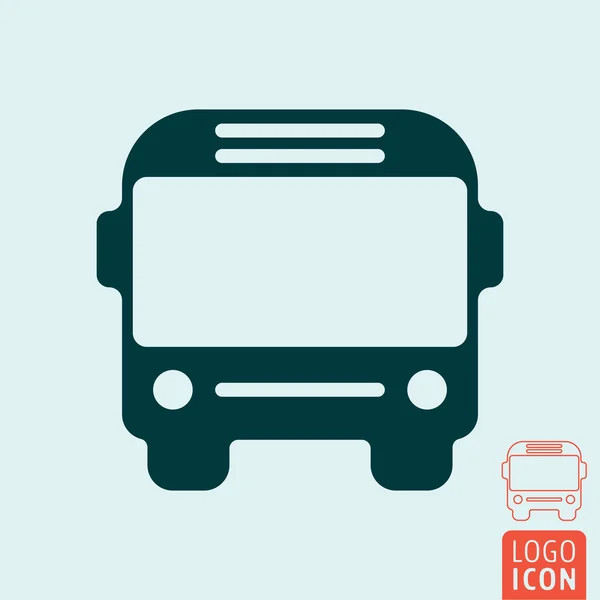 Ikona autobus izolované — Stockový vektor