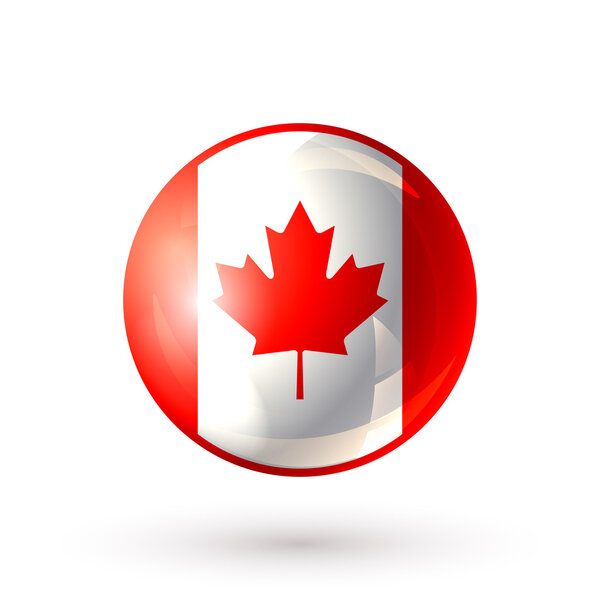Canada icon isolated
