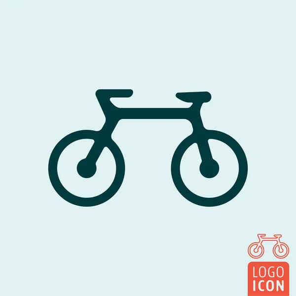 Fahrrad-Ikone isoliert. — Stockvektor