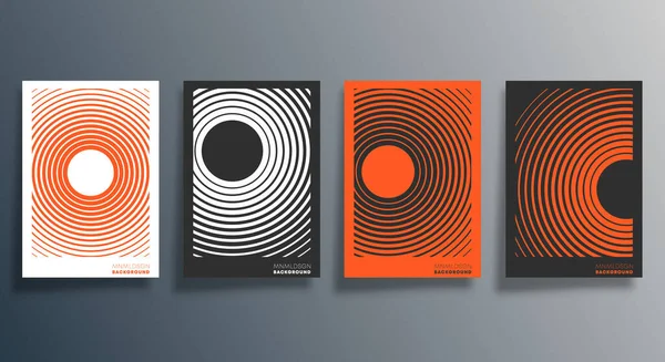 Minimální geometrický design pro letáky, plakáty, obaly brožur, pozadí, tapety, typografii nebo jiné tiskařské výrobky. Vektorová ilustrace — Stockový vektor