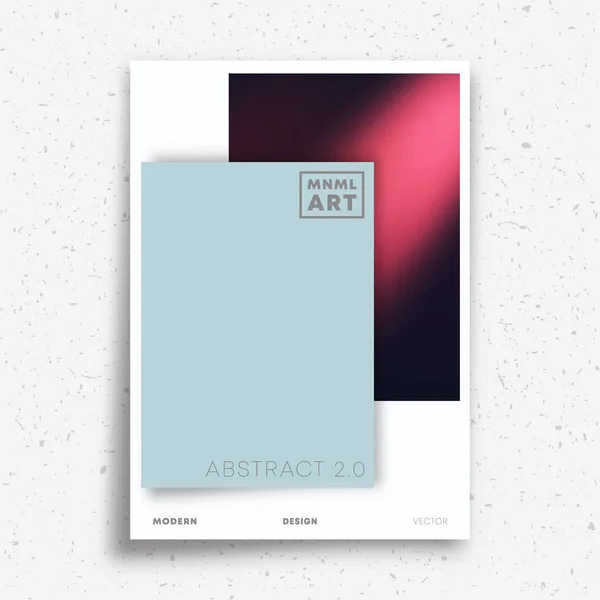 Desain abstrak minimal untuk brosur, poster, sampul brosur, templat portofolio, kertas dinding, tipografi, atau produk cetak lainnya. Ilustrasi vektor - Stok Vektor