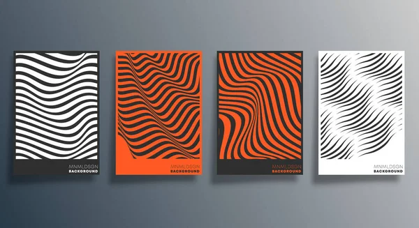 Minimales Geometrisches Liniendesign Für Flyer Plakate Broschüren Hintergrund Tapeten Typografie — Stockvektor