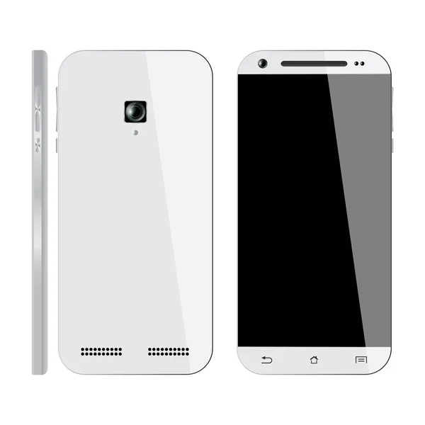 Smartphonewhite —  Vetores de Stock