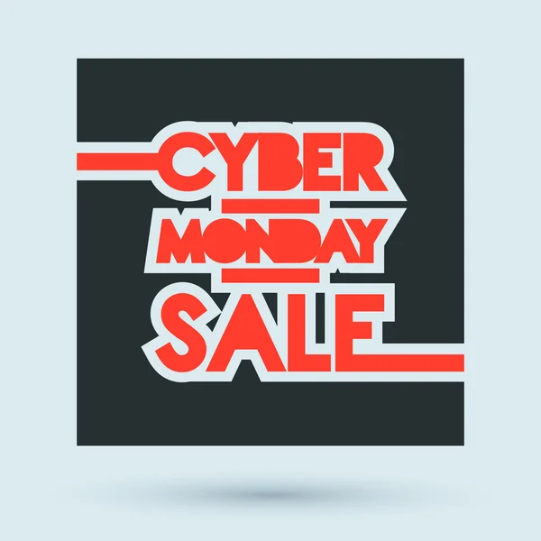 Conception Cyber Monday — Image vectorielle