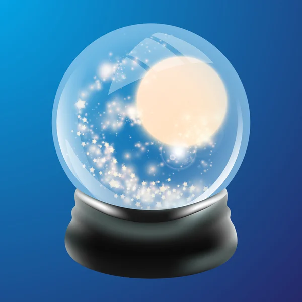 Snow globe template — Stock Vector