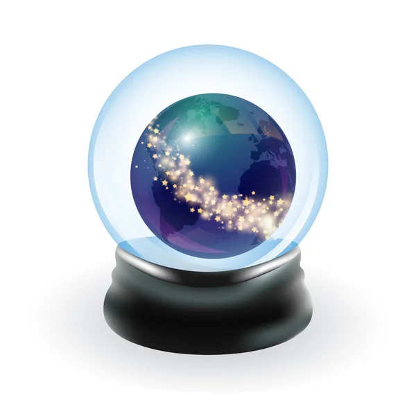 Snow globe template — Stock Vector