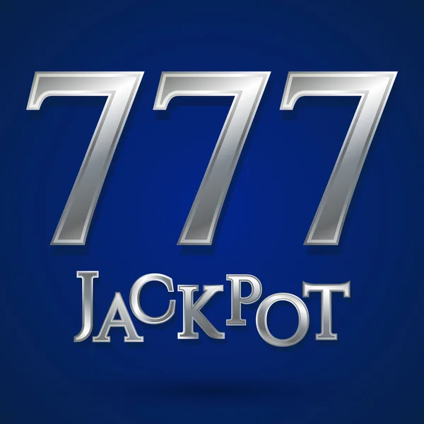 Símbolo do jackpot Casino —  Vetores de Stock