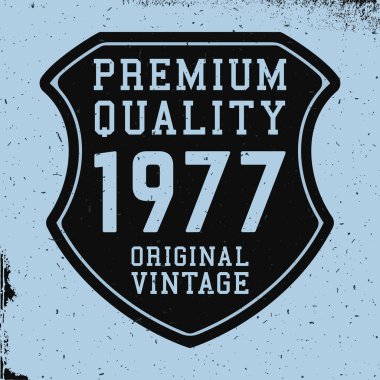 Kalkan vintage yazdırma