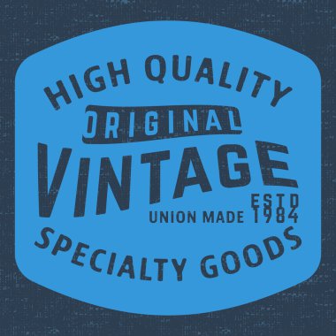 Orijinal vintage damgası