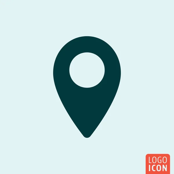 Locatie pictogram ontwerp — Stockvector