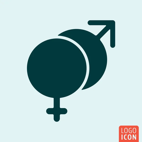 Venus Mars pictogram — Stockvector