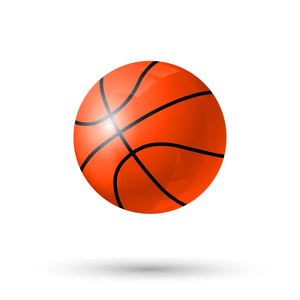 Baskettball ball icon — Stock Vector