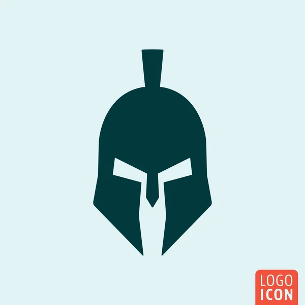 Trojan helmet icon — Stock Vector