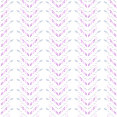 Beyaz arkaplanda çizgili suluboya yaprakları