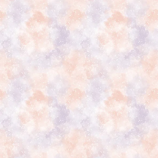 Які Фіолетово Персикові Хмари Візерунок Білими Бризурами Безшовні — стокове фото
