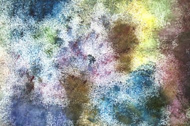 parlak sulu boya lekeleri