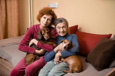 Temamız hayvan terapisi. Bunama ve Alzheimer hastası yaşlıların bakımı. Yetişkin kadınlar yaşlı anne ve evcil köpeklerle vakit geçirip neşe ve haz getirirler, sevdiklerine şefkat duyarlar..