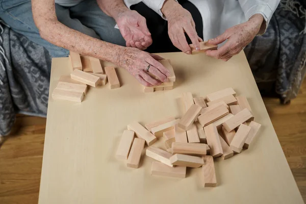 Dementia Therapy Playful Way Training Fingers Fine Motor Skills Build — Stock Photo, Image