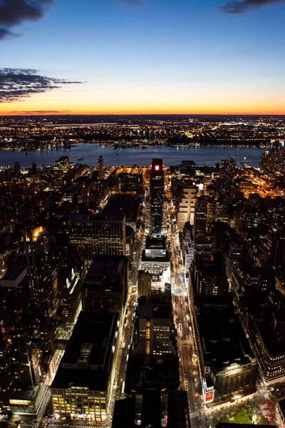 Нью-Йорк на світанку . — стокове фото