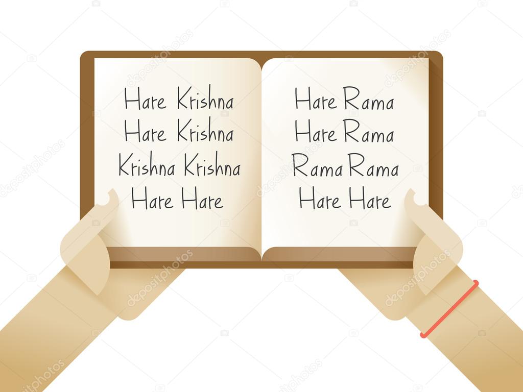 The Hare Krishna mantra Stock Vector by ©HannaTolak 69615501