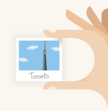 Toronto, Kanada 'da bulunan CN kulesinin fotoğrafçıları. Fikir - Kanada başkenti, turizm, seyahat, simgeler.