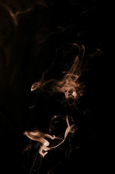 Staged photo with abstract theme - smoke.