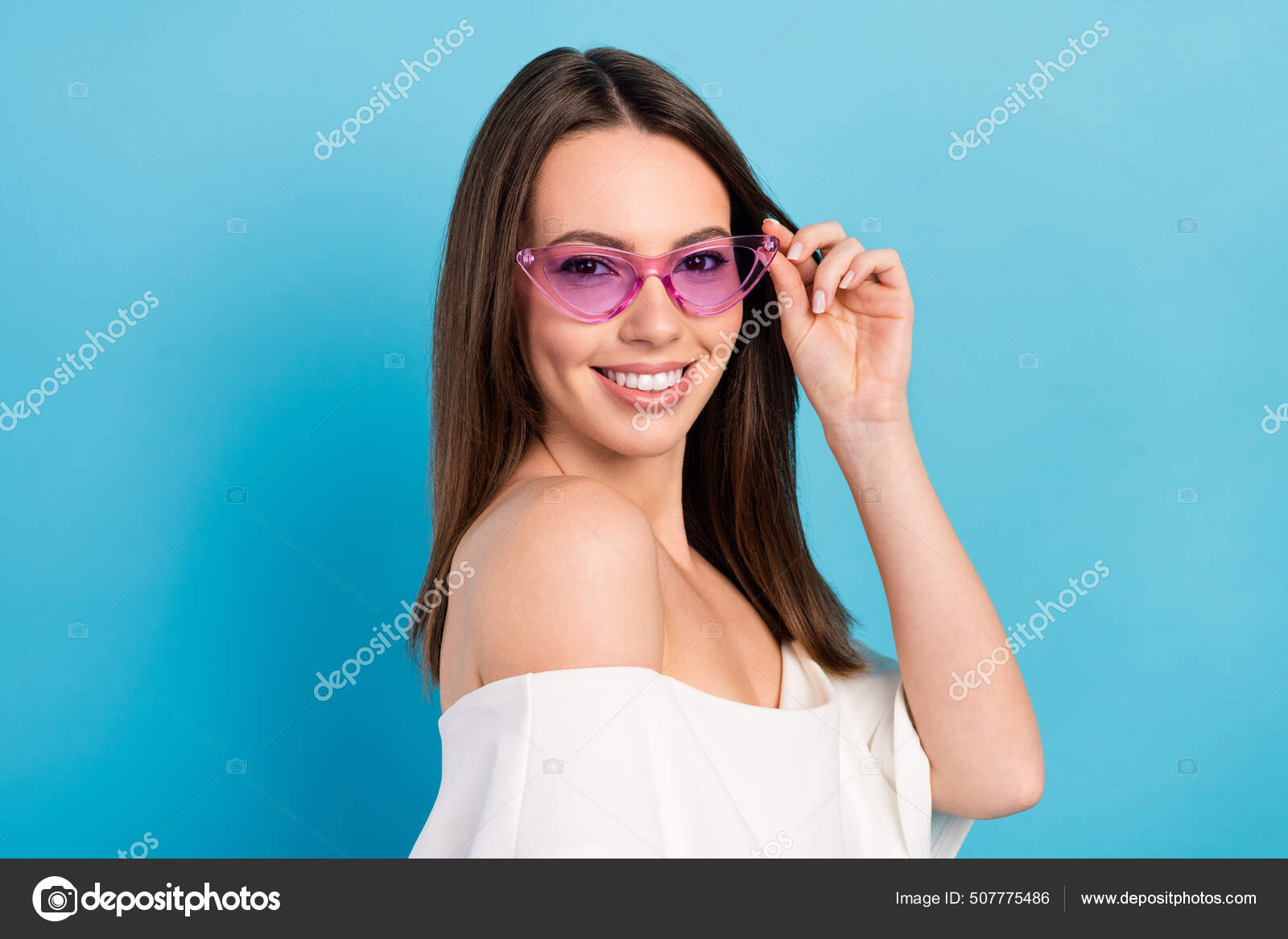 Specs Girl Png Image - Corporate Pose, Transparent Png , Transparent Png  Image - PNGitem