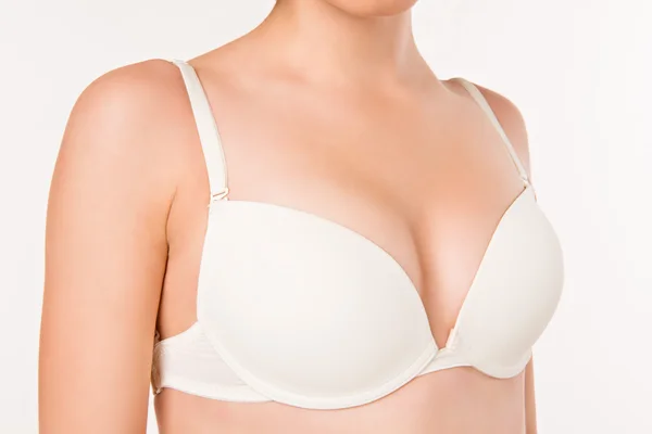 White bra a girl — Stock Photo, Image