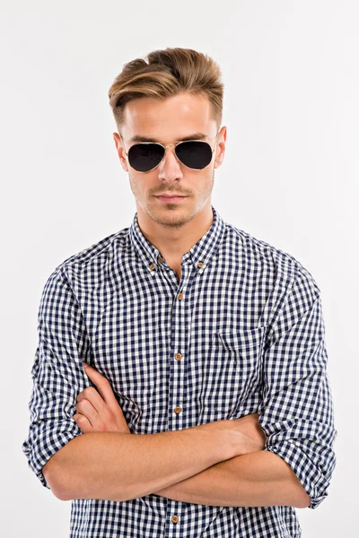 Handsome man in glasses — Stock Photo, Image