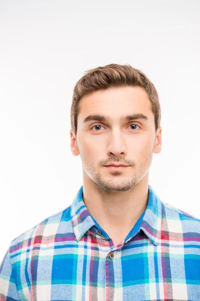 Portrait of a cute handsome young man — Stock Photo, Image