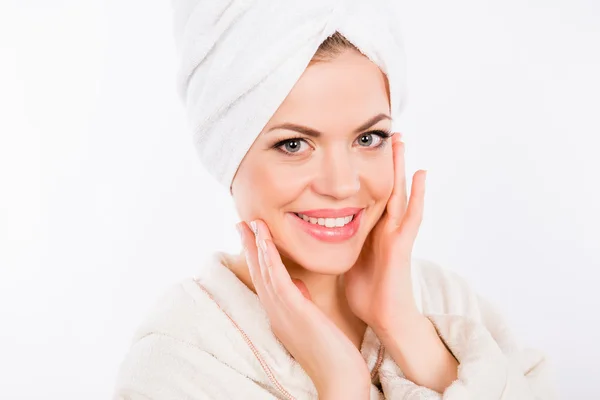 Portrait of pretty sexy young lady in spa — Stock Photo, Image