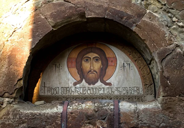 Icon of Jesus Christ on the wall of the Orthodox Church