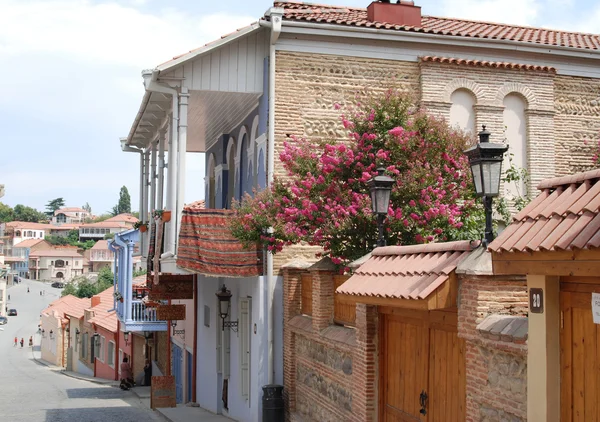 Signakhi. Pueblo al este de Kahetia. Georgia — Foto de Stock