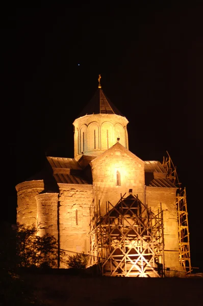 Eski Tiflis Metekhi kilisede. Gürcistan — Stok fotoğraf