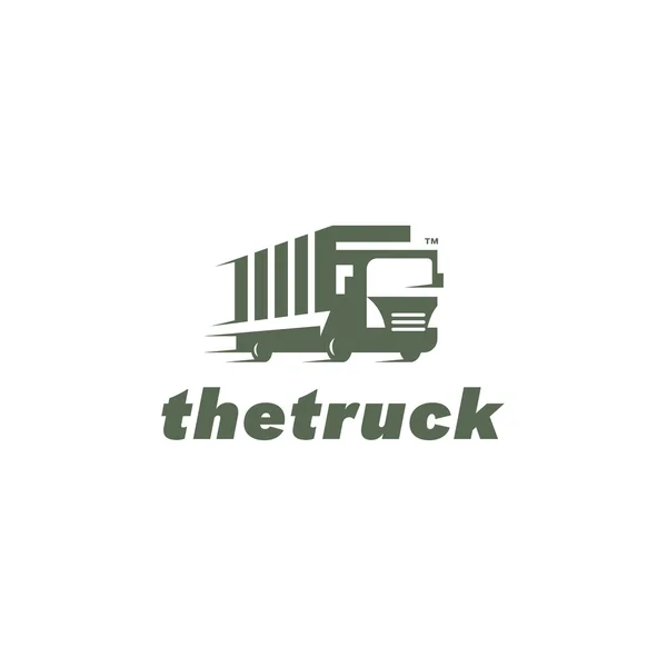 トランスポートおよび配信の傾向のトラック ベクトル記号 — ストックベクタ