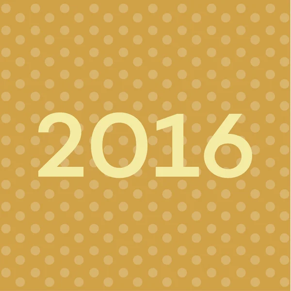 Yeni yıl arka plan, yazı tipi çağdaş resimde üzerinde 2016 metin — Stok Vektör