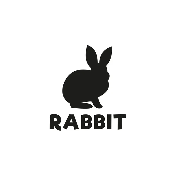 Business rabbit hare tie standing logo vector illustration Stock Vector ...