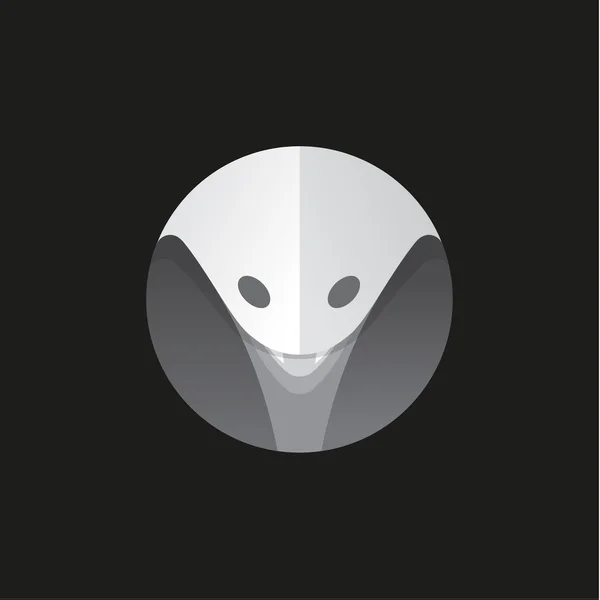 Голова кобры - уникальная иллюстрация современного логотипа — стоковое фото