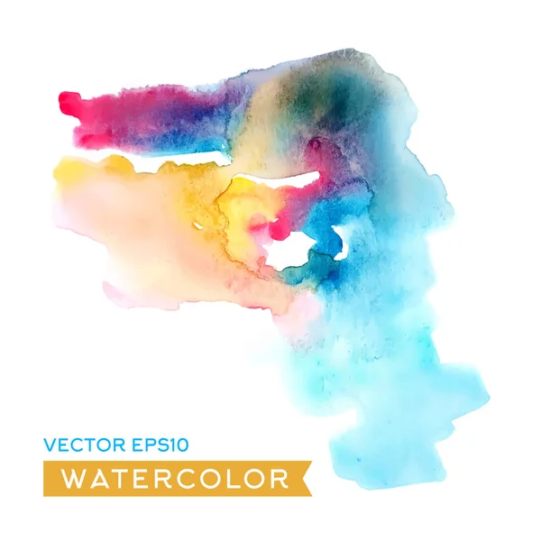 Desenho abstrato aquarela, ilustração vetorial de alta qualidade — Vetor de Stock