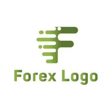 Forex f harfi için soyut gidişli düz stil şirketleri