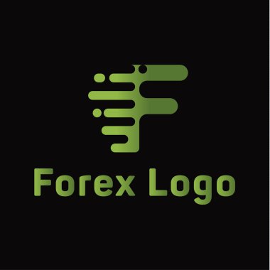 Forex f harfi için soyut gidişli düz stil şirketleri
