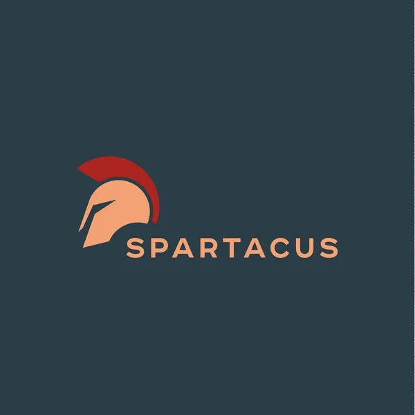 Spartak Roman helmet logos icon vector qualitative trend flat