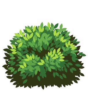 Çalı bahçesi ikonu çizgi film vektörü. Çalı bahçesi. çalılar