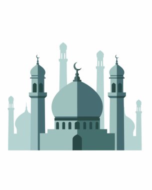 Düz stil simgesinde Camii