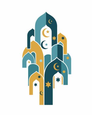 İslam camisi ve ayı.