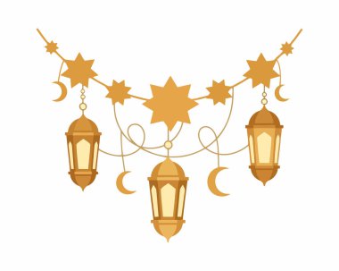 yıldızlı fener asmak
