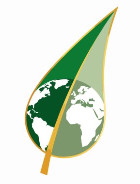 Çevre dostu Dünya Vahşi Yaşam Günü 2026 Yaprak içindeki dünyayı gösteren grafik çevresel koruma ve sürdürülebilirliği simgeliyor