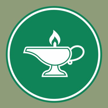 Mum simgesi vektör illüstrasyonu