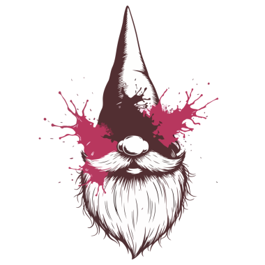 Sakallı ve bıyıklı vektör hipster Noel çizimi