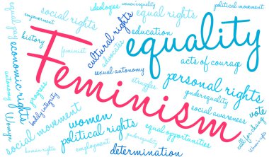 Feminizm kelime bulutu